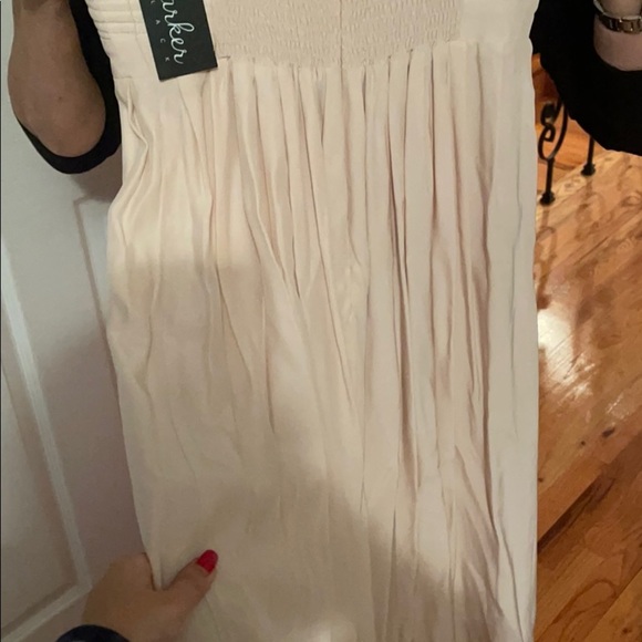 Parker Blush Silk Strapless Gown - Picture 7 of 9